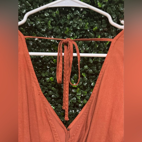 ABERCROMBIE & FITCH PUFF SLEEVE WRAP LOW VNECK BLOUSE - Picture 8 of 12